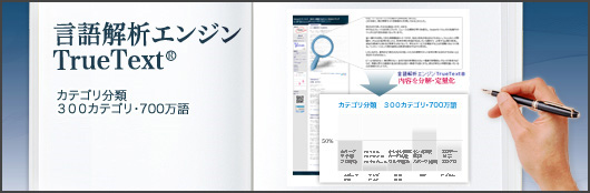テキストマイニングの言語解析エンジン　TrueText&reg;